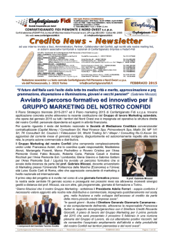 Febbraio - Confartigianato Fidi