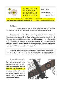 2015 notiziario n. 1