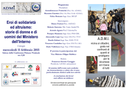 storie di donne e di uomini del Ministero dell`Interno