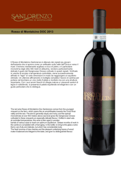 Rosso di Montalcino DOC 2013 - Sanlorenzo