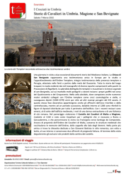 Storie di Cavalieri in Umbria. Magione e San Bevignate