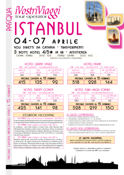 istanbul pasqua € 415,00