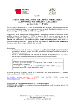 Programma corso 2015