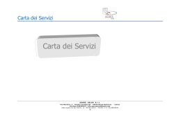 Carta dei Servizi