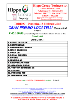 confermati Locatelli 2015