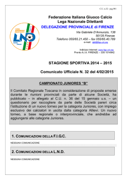 Scarica - Figc - Comitato Regionale Toscana