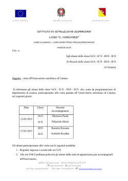 Leggi la circolare - Liceo Concetto Marchesi
