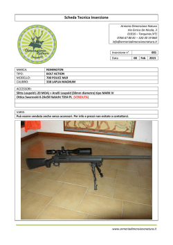 Scheda Tecnica in PDF