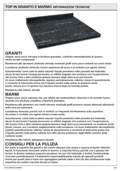 GRANITI MARMI CONSIGLI PER LA PULIZIA