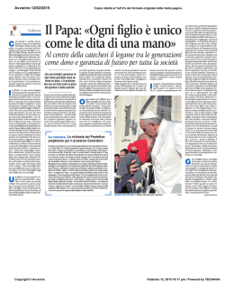 clicca qui - Parrocchia di Rossano Veneto