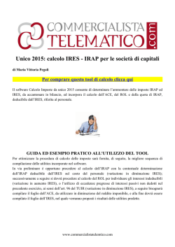 Presentazione - Il Commercialista Telematico