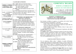 cliccando qui - Parrocchia Di Lion