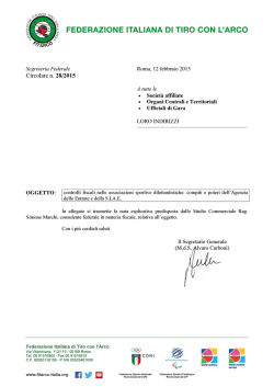 Circolare n. 28/2015