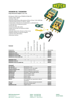 DIGIMON-SE / DIGIMON4 - Refco Manufacturing Ltd.