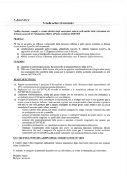 nota INVALSI prot. n. 286 del 15 gennaio 2015 avente ad oggetto