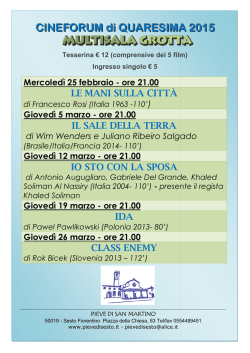 Cinema Grotta - Pieve di San Martino