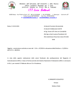 nomina commissione autovalutazione