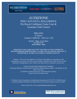 AUDIZIONE - MAS | Music, Arts & Show