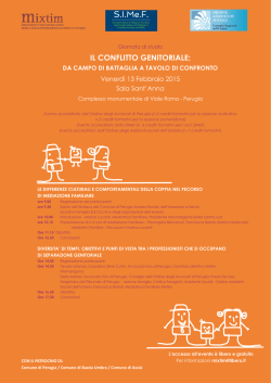 Locandina - Ordine degli Avvocati di Perugia