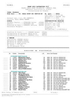 ordine di partenza