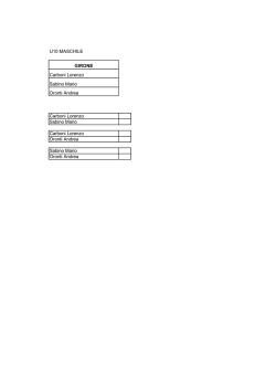 Tabelloni e orari - Tennis Club Terranova