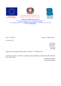 circolare n.244 Open Day 18 febbraio