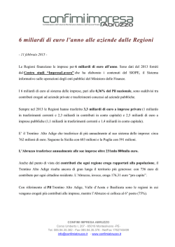 Pescara, l&igrave; - Confimi Impresa Abruzzo