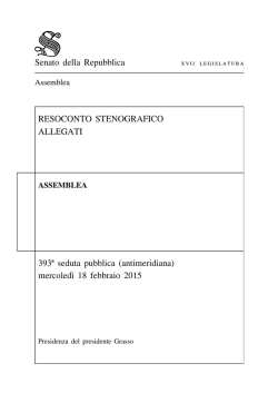 mercoledı` 18 febbraio 2015