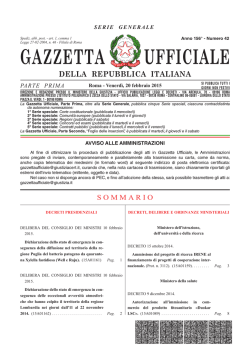 PDF - Gazzetta Ufficiale