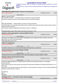 ChangeLogVegaITA Rev42