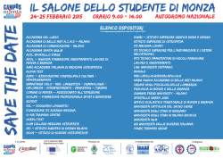 Scarica il programma di Monza