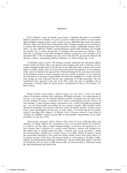 In allegato gli abstract degli articoli.