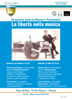 Da qualche parte tra Musica e Psicoanalisi