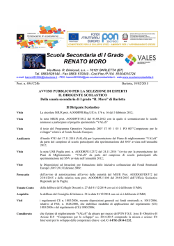 Bando reclutamento esperto PON FSE H9 Misura Azione C1