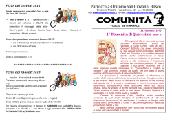 domenica 22 febbraio 2015