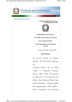 pdf La sentenza del Consiglio di Stato n. 603/2015 - Enti Locali