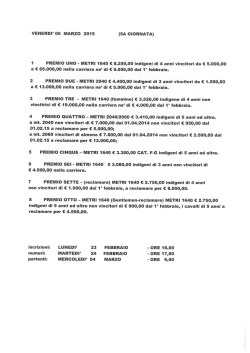 Libretto 06.03.2015 - Home | Ippodromo Le Padovanelle
