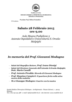 La locandina - Unibo Magazine