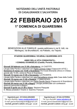 22 FEBBRAIO 2015