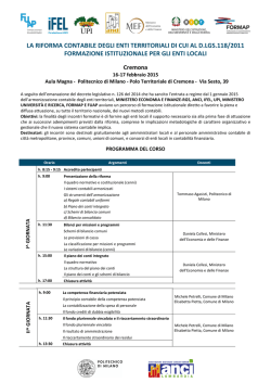 Vedi Programma Completo