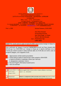 leggi tutto - Benvenuto nel sito dell`ISISS "G. Marconi" di Vairano Scalo