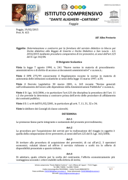 determina caserta - Alighieri