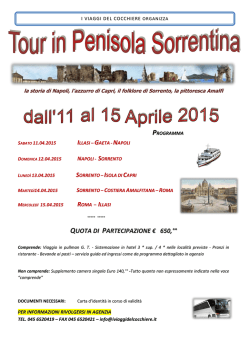 Tour in Penisola Sorrentina