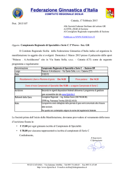 federazione ginnastica d`italia