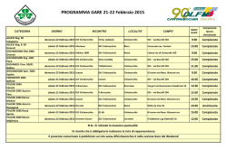 Gare del Weekend - Home Page