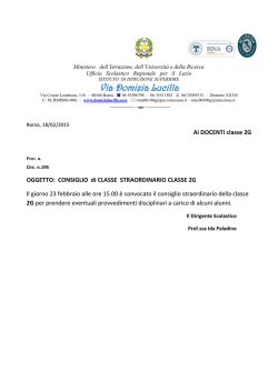 circ 196 consiglio straordinario - Istituto di Istruzione Superiore