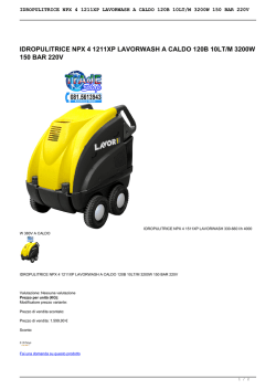 idropulitrice npx 4 1211xp lavorwash a caldo 120b