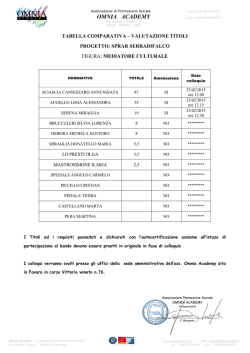 griglia valutativa mediatore culturale