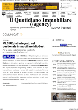 MLS REplat integrato nel gestionale immobiliare MioGest?
