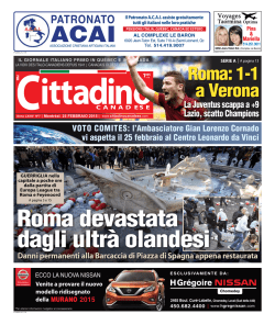 Roma: 1-1 a Verona - Il Cittadino Canadese